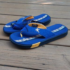 AND1 - MEN'S BLUE FLIP FLOPS - NEW!